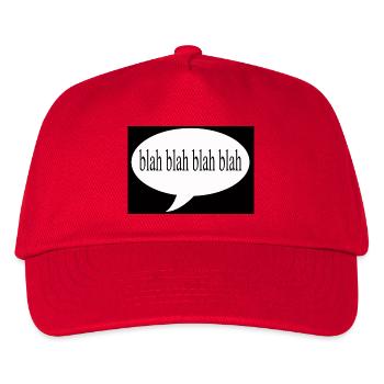 Blah Blah Blah - Kids’ Baseball Cap - red - Front
