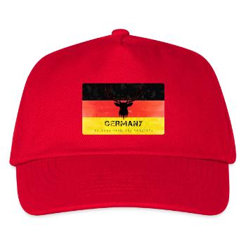 Allemagne Faune et flore d’Allemagne - Casquette de baseball Enfant - rouge - Devant