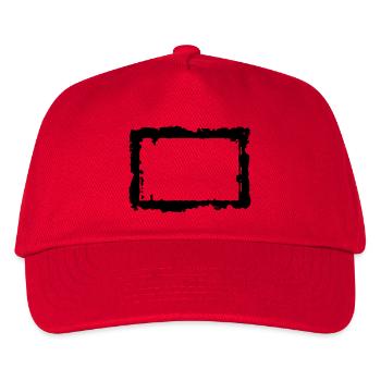 frame_4_vec_1 de - Kinder Basecap - Rot - Vorne