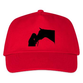 horse - Kids’ Baseball Cap - red - Front