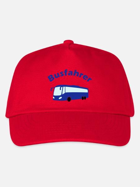 Busfahrer Design - Kinder Basecap - Rot