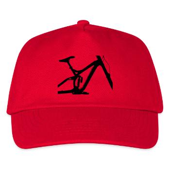 Downhill - Kinder Basecap - Rot - Vorne