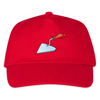 Bricklayer's trowel | Trowel - Kids’ Baseball Cap - red - Front