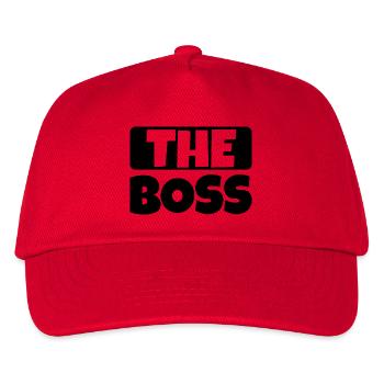 The BOSS - Kinder Basecap - Rot - Vorne