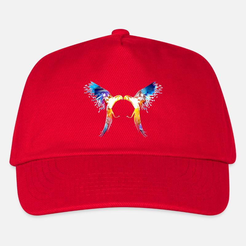 Papagei - Kinder Basecap - Rot