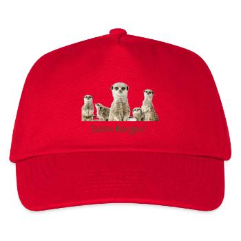 Guten Morgen - Kinder Basecap - Rot - Vorne