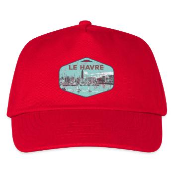 Le Havre France est ma ville natale - Casquette de baseball Enfant - rouge - Devant