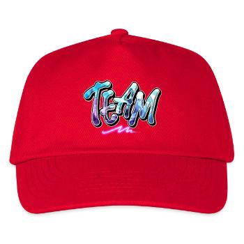 Team - Kids’ Baseball Cap - red - Front