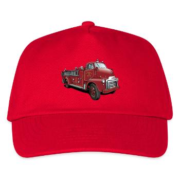 Fire Brigade from USA - Kids’ Baseball Cap - red - Front