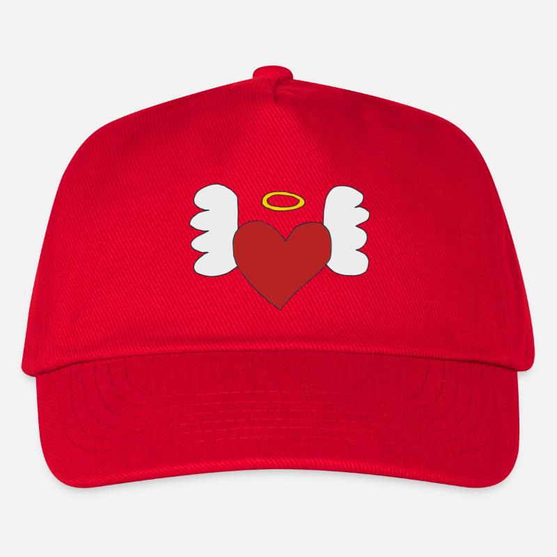 herz mit flügeln - Kinder Basecap - Rot