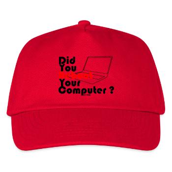 Did you reboot your computer? IT TECH - Kids’ Baseball Cap - red - Front