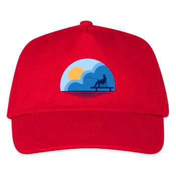 Angeln, Angelfreund, Angeln - Kinder Basecap - Rot - Vorne