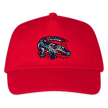 Alligator Crocodile - Kids’ Baseball Cap - red - Front