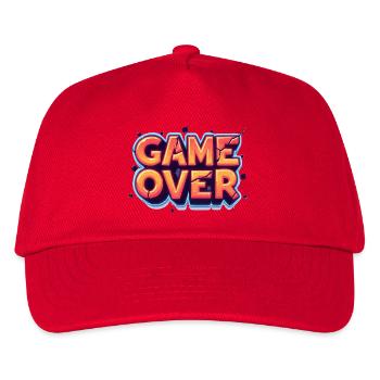 Game Over - Kinder Basecap - Rot - Vorne