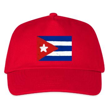 Flag of Cuba - Kids’ Baseball Cap - red - Front