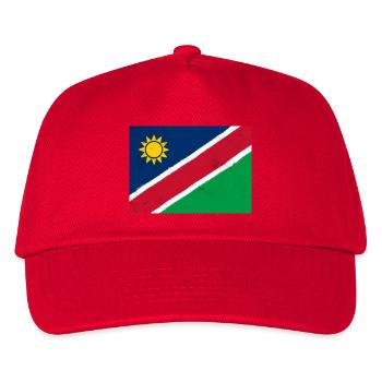 Flagge von Namibia - Kinder Basecap - Rot - Vorne