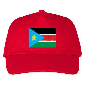 Drapeau du Soudan du Sud - Casquette de baseball Enfant - rouge - Devant