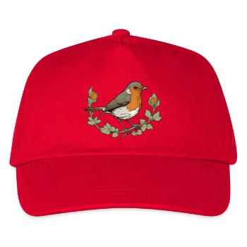 Robin - Kids’ Baseball Cap - red - Front