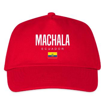 Machala Ecuador Ecuadorianer - Kinder Basecap - Rot - Vorne
