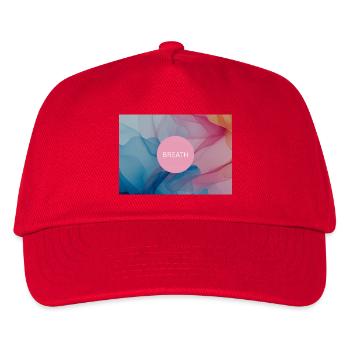 Breath - Kids’ Baseball Cap - red - Front