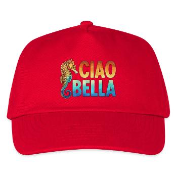 Ciao Bella - Kinder Basecap - Rot - Vorne