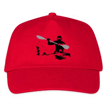 Kajak - Kinder Basecap - Rot - Vorne