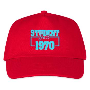 seit 1970 - Kinder Basecap - Rot - Vorne