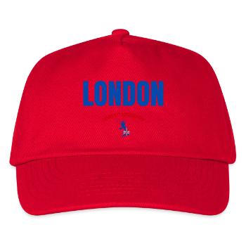 Londres – Royaume-Uni Design urbain - Casquette de baseball Enfant - rouge - Devant