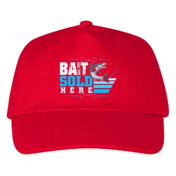 Angler Fischer Angeln Sportfischer - Kinder Basecap - Rot - Vorne