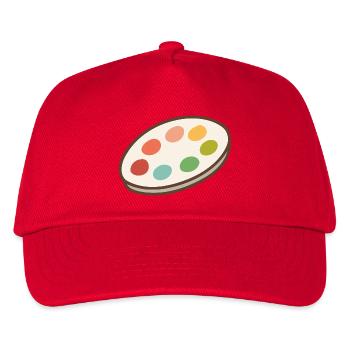 Lebendige Palette der Inspiration - Kinder Basecap - Rot - Vorne