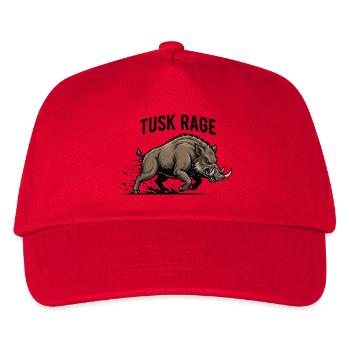 Tusk Rage Wildschweinstärke - Kinder Basecap - Rot - Vorne