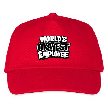 Employé le plus correct, discours drôle - Casquette de baseball Enfant - rouge - Devant