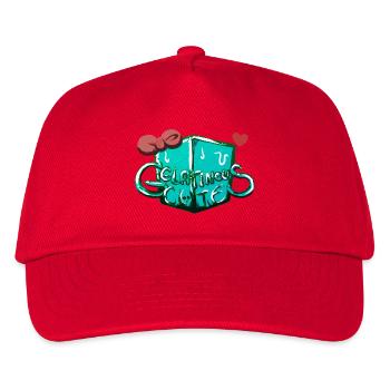 Gelatinous Cube - Kinder Basecap - Rot - Vorne