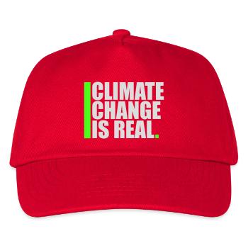 Le changement climatique est la véritable science du changement climatique - Casquette de baseball Enfant - rouge - Devant