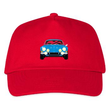 Blue Vintage Car - Front View - Kids’ Baseball Cap - red - Front