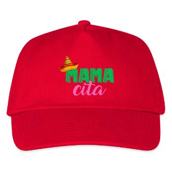 Mama Cita Fiesta - Kinder Basecap - Rot - Vorne