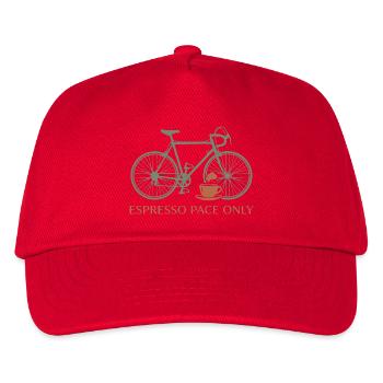 Espresso Pace Bicycle Tee - Kids’ Baseball Cap - red - Front