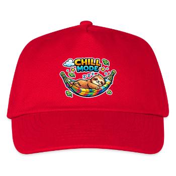 Paresseux en mode chill dans un hamac - Casquette de baseball Enfant - rouge - Devant