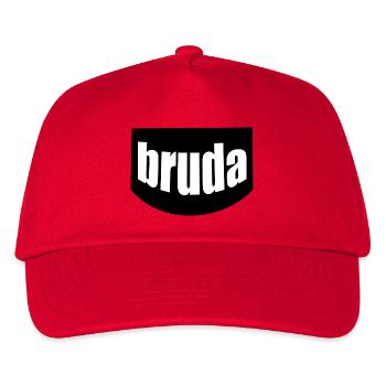Bruda - Des trucs pour de vrais bros - Casquette de baseball Enfant - rouge - Devant