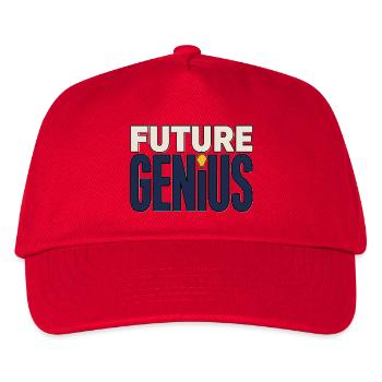 Student Motivation – Future Genius - Kids’ Baseball Cap - red - Front