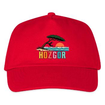 HOZGOR Ocean Pine of the Landes Retro - Kids’ Baseball Cap - red - Front