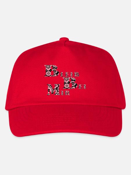 bleib bei mir - Kinder Basecap - Rot