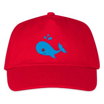 wal - Kinder Basecap - Rot - Vorne