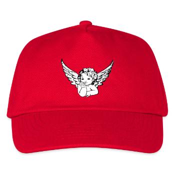Ange avec des ailes - Casquette de baseball Enfant - rouge - Devant
