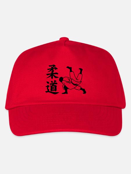judo - Kinder Basecap - Rot