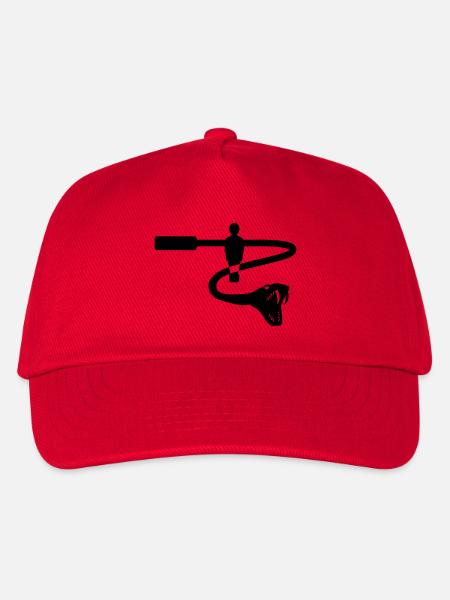 Tischfussball - Kinder Basecap - Rot