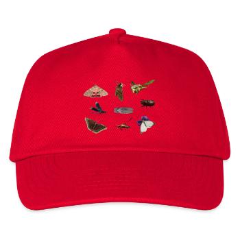 insects - Kids’ Baseball Cap - red - Front