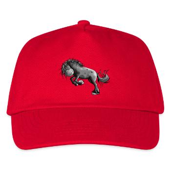 Wilder Friese - Pferd - Kinder Basecap - Rot - Vorne