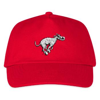 Sportlicher Irischer Wolfshund - Kinder Basecap - Rot - Vorne