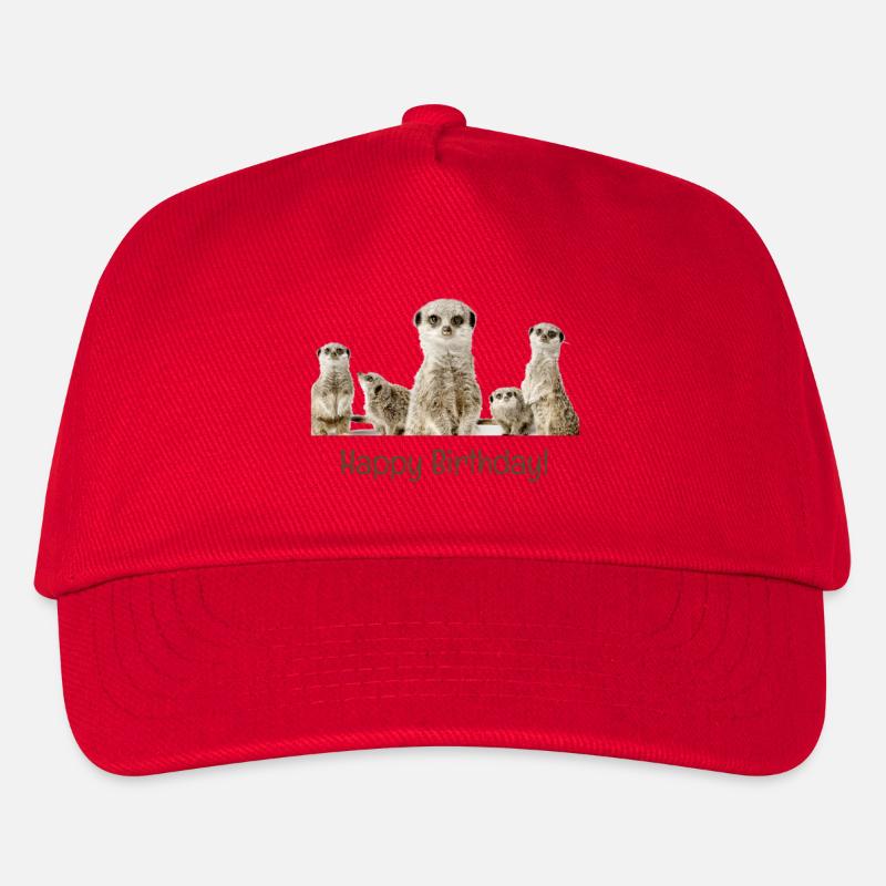 Happy Birthday - Kinder Basecap - Rot
